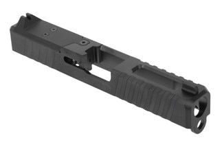 Optic-ready Glock 19 Gen 3 slide, black.